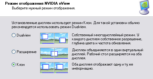 режим отображения nVidia