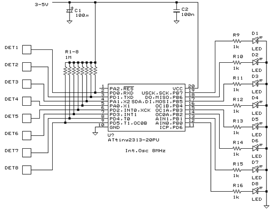 061-Простая сенсорная панель (Keypad).