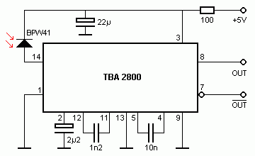 микросхема TBA 2800